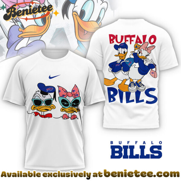 Buffalo Bills Premium NFL Donald And Daisy 3D Tshirt, Sweatshirt, Hoodie