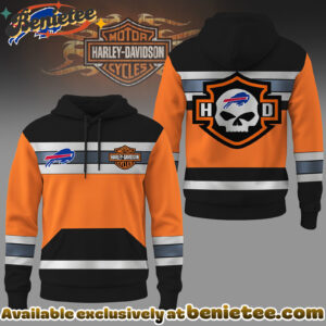 Buffalo Bills Premium NFL Harley-Davidson High Visibility 3D Hoodie, Sweatshirt, Tshirt