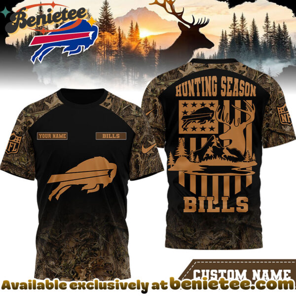 Buffalo Bills Premium NFL Hunting Season 3D Shirt