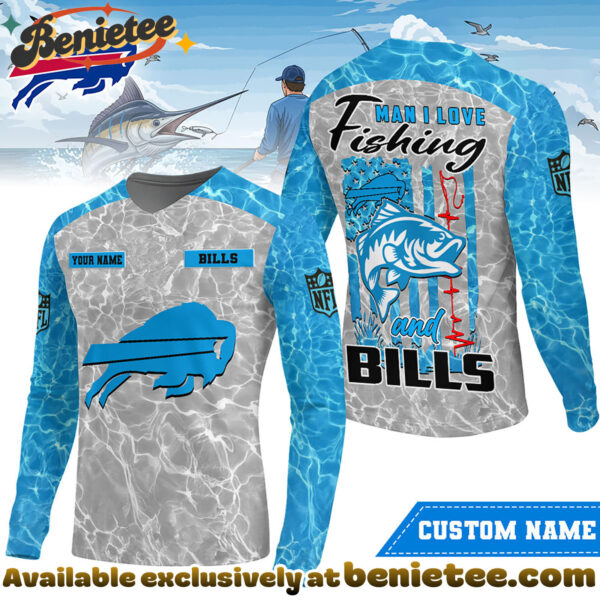 Buffalo Bills Premium NFL Love Fishing Long Sleeve Hoodie, T-shirt, Sweatshirt