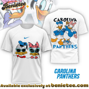 Carolina Panthers Premium NFL Donald And Daisy 3D Tshirt, Sweatshirt, Hoodie