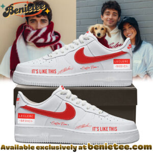 Charles Leclerc Signature Air Force 1 Sneaker Shoes