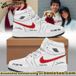 Charles Leclerc Signature Air Jordan 1 Sneaker Shoes - Ver 3