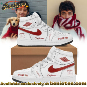 Charles Leclerc Signature Air Jordan 1 Sneaker Shoes - Ver 4