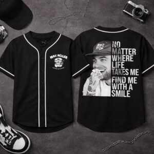 Mac Miller Baseball Jersey, Mac Miller Best Day Ever Jersey, No Matter Where Life Takes Me