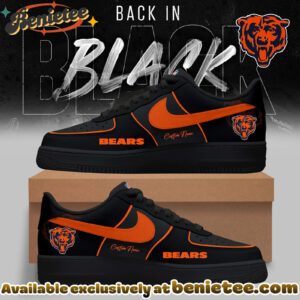 Chicago Bears - 2025 Back In Black Limited Edition Air Force 1