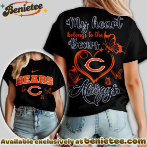 Chicago Bears Premium NFL Butterfly Women Shirt, Hoodie, Sweatshirt