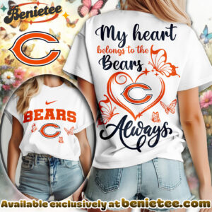 Chicago Bears Premium NFL Butterfly Women Shirt, Hoodie, Sweatshirt