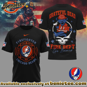 Chicago Bears Premium NFL Grateful Dead Firefighter 3D Shirt, Hoodie, Sweatshirt