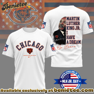Chicago Bears Premium NFL Martin Luther King JR. Day 3D Shirt, Hoodie, Sweatshirt