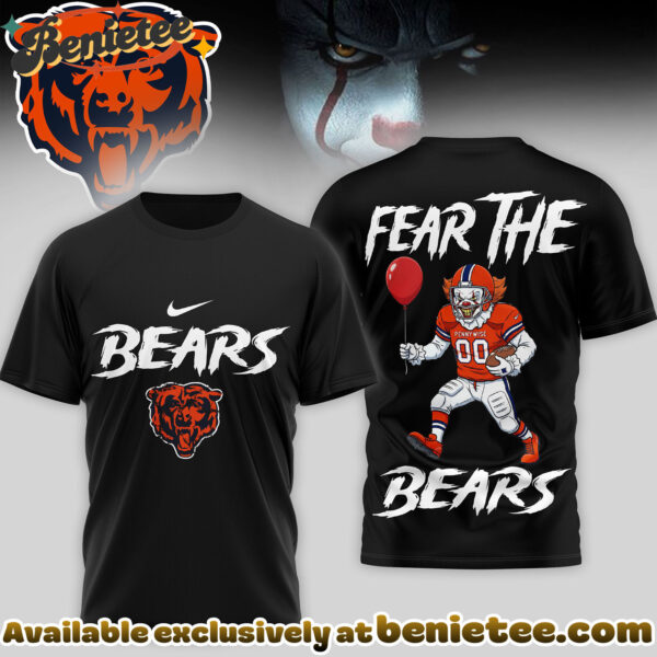 Chicago Bears Premium NFL Pennywise 3D Shirt