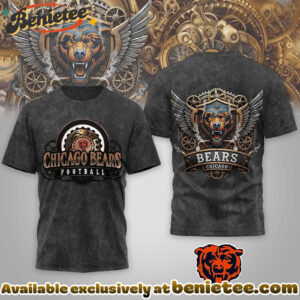 Chicago Bears Premium NFL Steampunk T-shirt