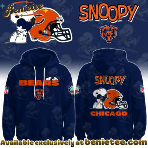 Chicago Bears x Snoopy Hoodie, Sweatshirt, T-shirt Limited Edition - Selling Out Fast