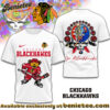 Chicago Blackhawks Premium NHL Deadhead 3D Shirt