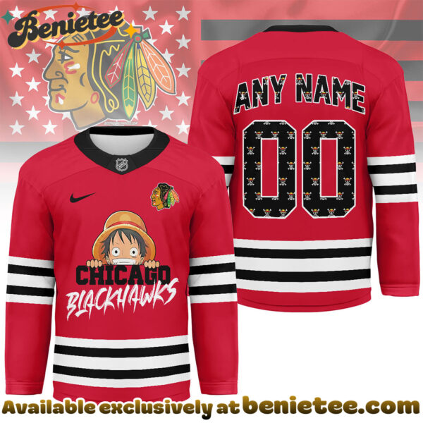 Chicago Blackhawks Premium NHL One Piece Hockey Jersey NY