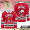 Chicago Blackhawks Premium NHL Snoopy Personalized Hockey Jersey
