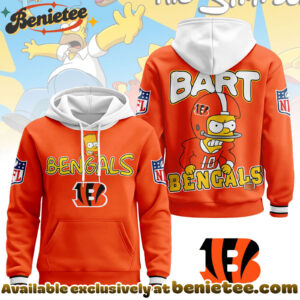 Cincinnati Bengals Premium NFL Bart Simpson Hoodie, Sweatshirt, Tshirt