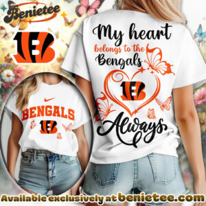 Cincinnati Bengals Premium NFL Butterfly Women Shirt, Hoodie, Sweatshirt