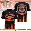 Cincinnati Bengals Premium NFL Law Enforcement Tribute 3D Shirt