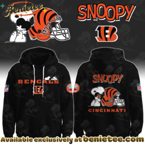 Cincinnati Bengals x Snoopy Hoodie, Sweatshirt, T-shirt Limited Edition - Selling Out Fast