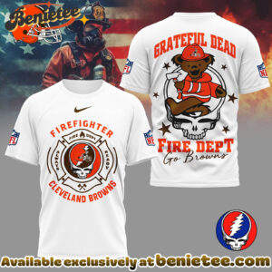 Cleveland Browns Premium NFL Grateful Dead Firefighter 3D Shirt, Hoodie, Sweatshirt