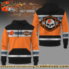 Cleveland Browns Premium NFL Harley-Davidson High Visibility 3D Hoodie, Sweatshirt, Tshirt