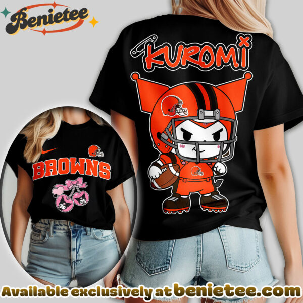 Cleveland Browns Premium NFL Kuromi Women Shirt