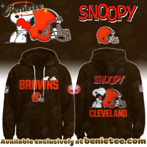 Cleveland Browns x Snoopy Hoodie, Sweatshirt, T-shirt Limited Edition - Selling Out Fast