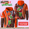 Cleveland Browns x The Grinch Christmas Football Hoodie Limited Edition-3D Unisex Hoodie