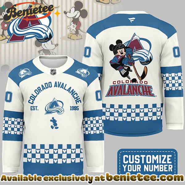 Colorado Avalanche Premium NHL Disney Game Day Hockey Jersey