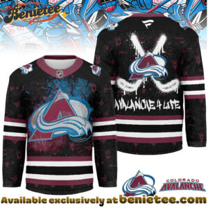 Colorado Avalanche Premium NHL Graffiti My Team 4 Life Hockey Jersey