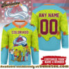 Colorado Avalanche Premium NHL Scooby Doo Hockey Jersey