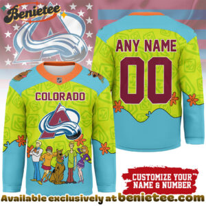 Colorado Avalanche Premium NHL Scooby Doo Hockey Jersey