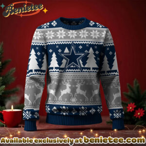 Dallas Cowboys 2025 Christmas New Ugly Sweatshirt, All Team NFL