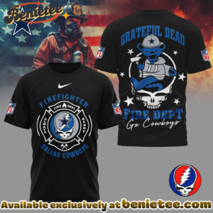 Dallas Cowboys Premium NFL Grateful Dead Firefighter 3D Shirt, Hoodie, Sweatshirt