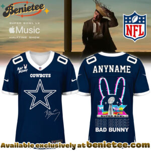 Dallas Cowboys x Bad Bunny Super Bowl Football Jersey Limited Edition