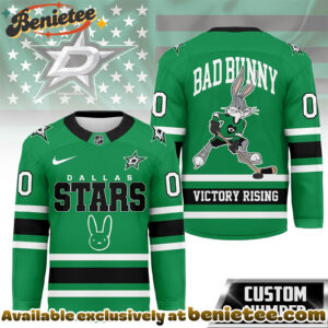 Dallas Stars Premium NHL Bad Bunny Hockey Jersey NY