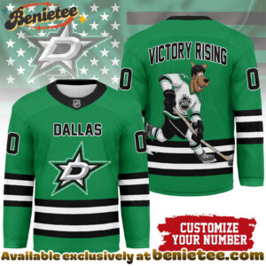 Dallas Stars Premium NHL Scooby Doo Personalized Hockey Jersey