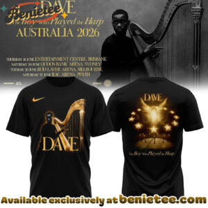Dave The Boy Who Played The Harp Tour 2026 Collection Shirt, Hoodie, Sweatshirt - Ver 2