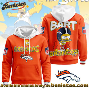 Denver Broncos Premium NFL Bart Simpson Hoodie, Sweatshirt, Tshirt
