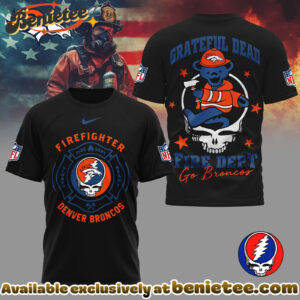 Denver Broncos Premium NFL Grateful Dead Firefighter 3D Shirt, Hoodie, Sweatshirt