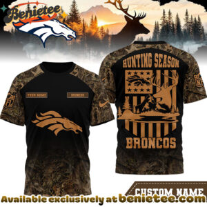 Denver Broncos Premium NFL Hunting Season 3D Shirt