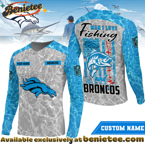 Denver Broncos Premium NFL Love Fishing Long Sleeve Hoodie, T-shirt, Sweatshirt