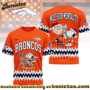 Denver Broncos Premium NFL Snoopy Super Bowl Holiday 3D Shirt, Hoodie, Sweatshirt