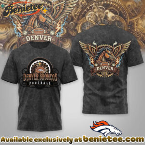 Denver Broncos Premium NFL Steampunk T-shirt