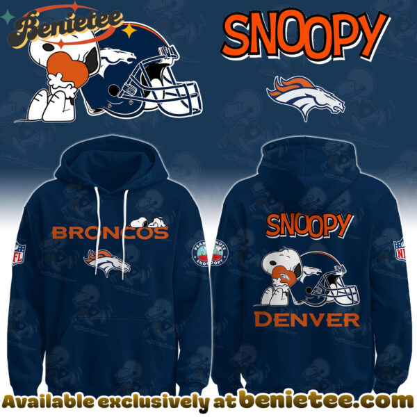 Denver Broncos x Snoopy Hoodie, Sweatshirt, T-shirt Limited Edition - Selling Out Fast