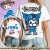 Detroit Lions Premium NFL Kuromi Women Shirt