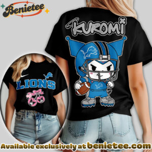 Detroit Lions Premium NFL Kuromi Women Shirt