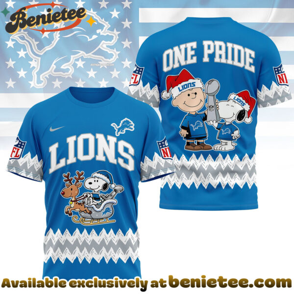 Detroit Lions Premium NFL Snoopy Super Bowl Holiday 3D Shirt, Hoodie, Sweatshirt