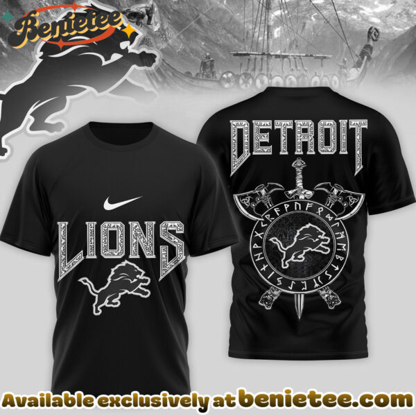 Detroit Lions Premium NFL Viking 3D Shirt, Hoodie, Sweatshirt